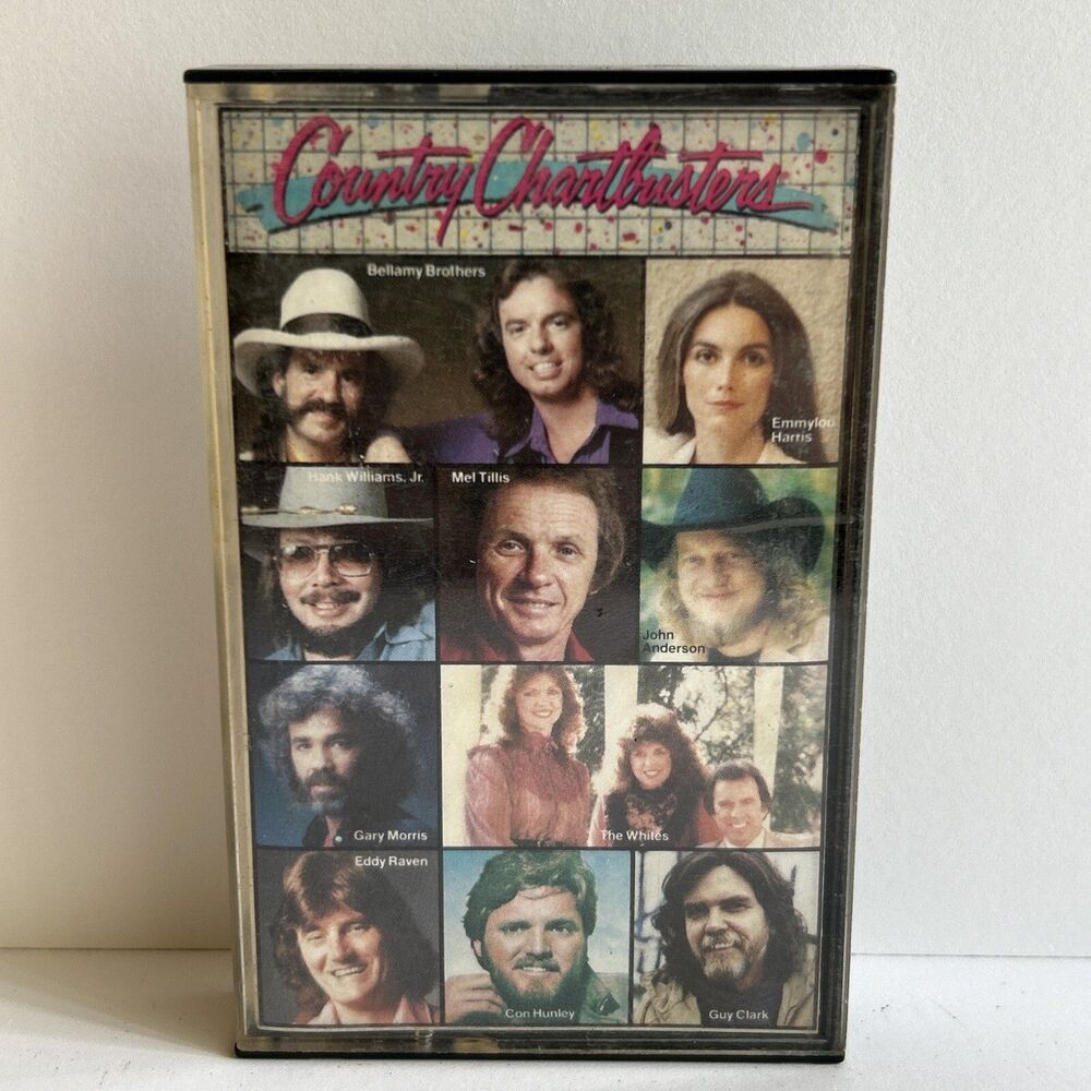 Country Chartbusters 1970's 1980's Cassette Tape